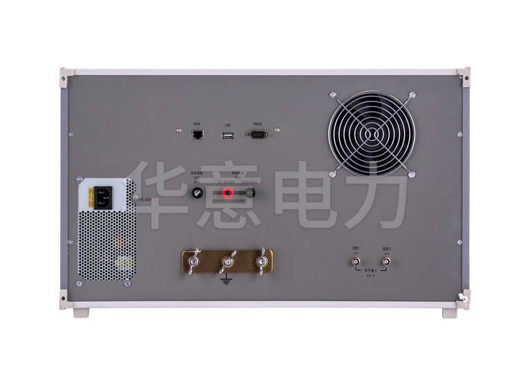 HYJF-2000 雙通道數(shù)字式局部放電檢測(cè)儀主機(jī)背面