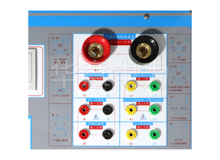 HYFA-103 互感器伏安特性綜合測試儀電流法按鈕測試區(qū)