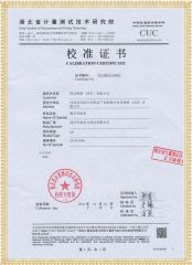 GM 系列可調(diào)高壓數(shù)字兆歐表檢定證書